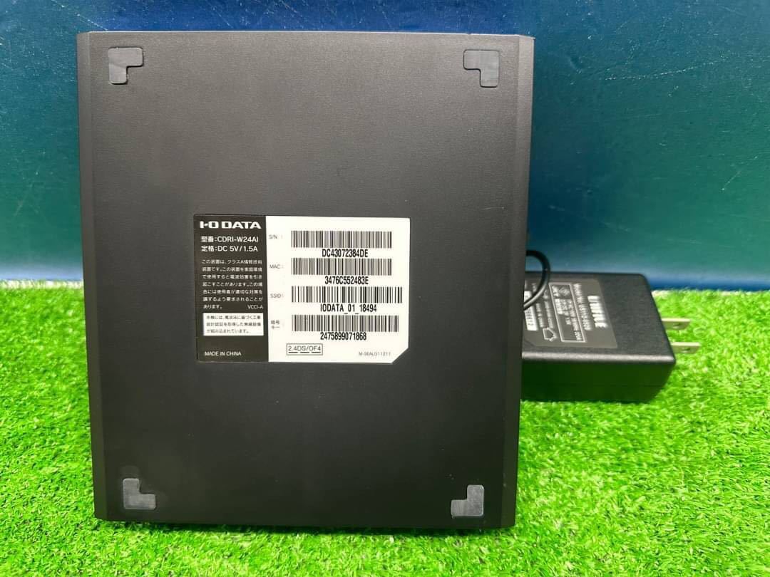 ○GW8063 I-O DATA アイ・オー・データ Wi-Fi CD取り込み CDレコーダー　CDRI-W24AI○_画像5