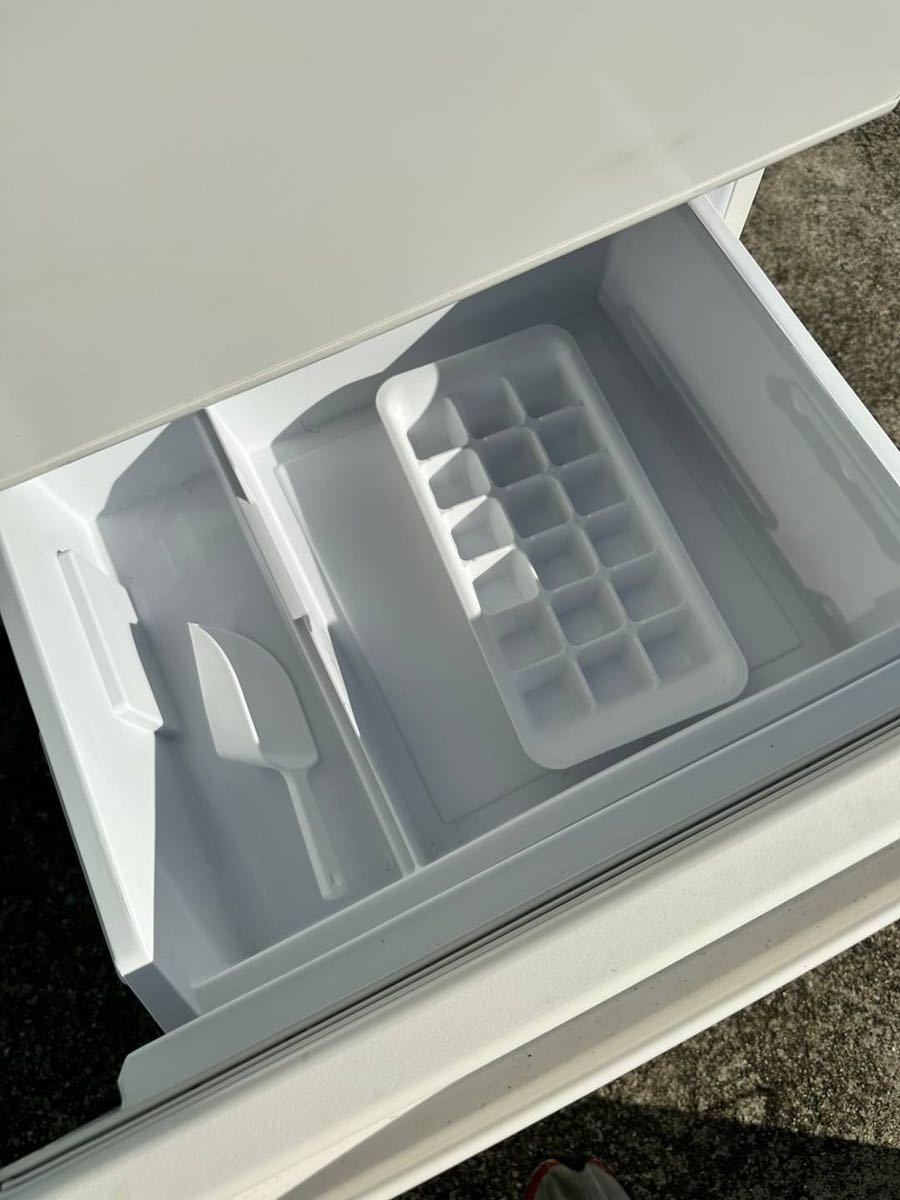 ○GW8014 Aqua アクア　2ドア冷凍冷蔵庫 168L AQR-17KBK（W）-1 21年製○_画像9