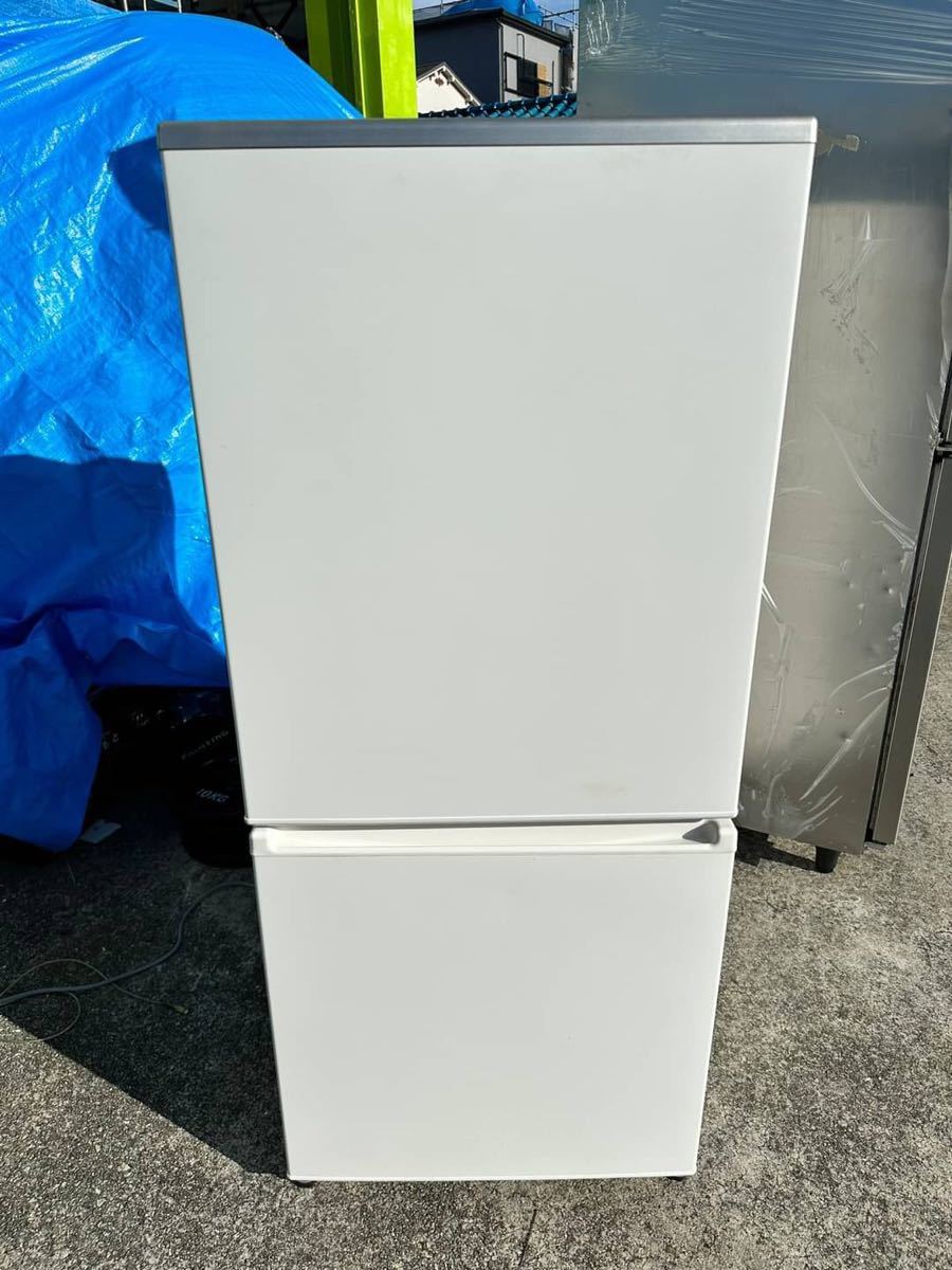 ○GW8014 Aqua アクア　2ドア冷凍冷蔵庫 168L AQR-17KBK（W）-1 21年製○_画像1