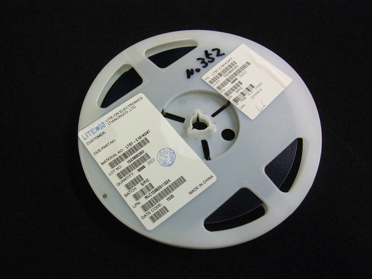 Lite-On チップ緑色LED LTST-C191KGKT 3450個 BOX159 電子部品 Lite-On チップ緑色LED LTST-C191KGKT 3450個 BOX159 電子部品