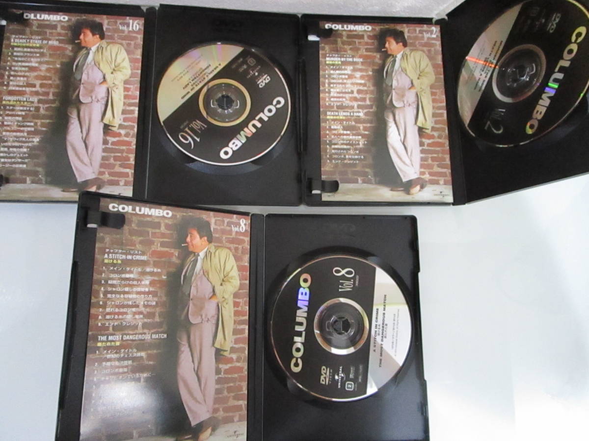 COLUMBO 刑事コロンボ 完全版 DVD 3個セット VOL. 2 VOL. 8 VOL. 1 ピーターフォーク ユニバーサルピクチャーズ_画像4