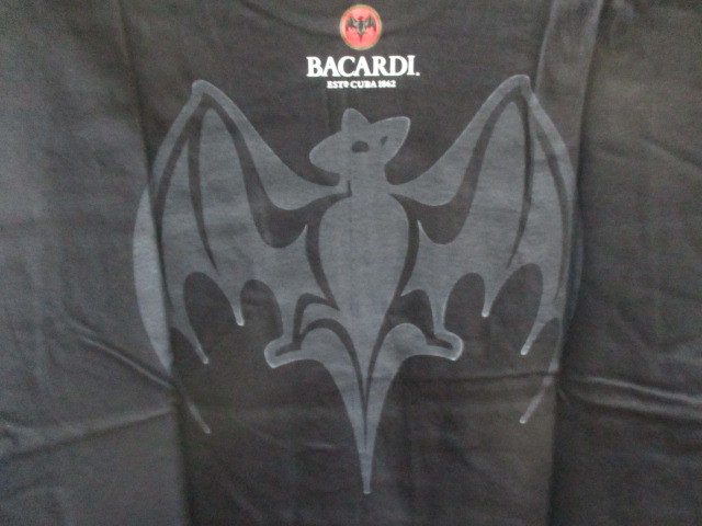 デッドストック 未使用品 BACARDI バカルディ Tシャツ バックプリント Hanes Lサイズ 販促品 ノベルティグッズ 非売品 10の画像5