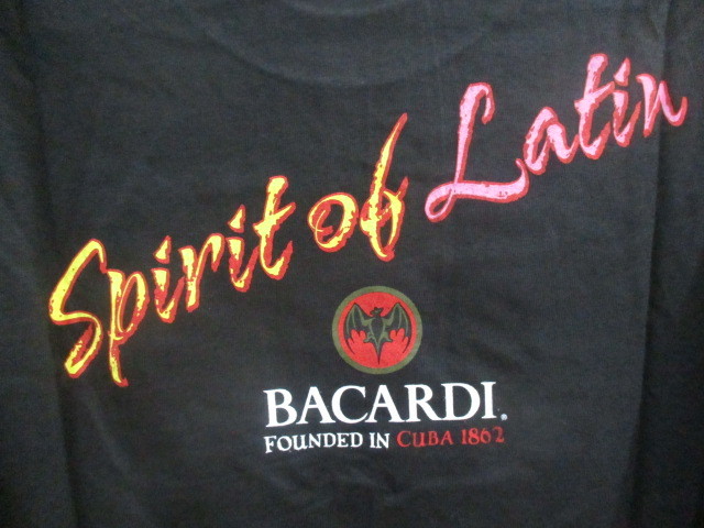 デッドストック 未使用品 BACARDI バカルディ Tシャツ バックプリント Hanes Mサイズ 販促品 ノベルティグッズ 非売品 15_画像5