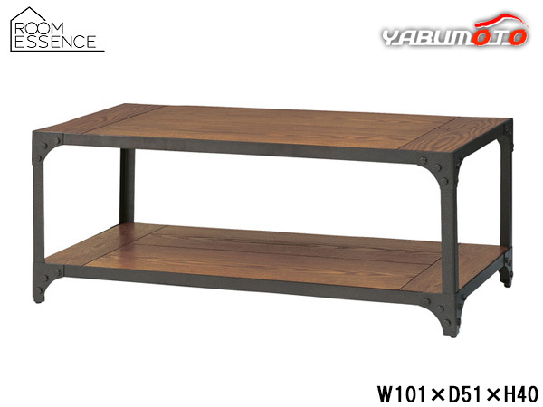 東谷 テーブル ブラック W101×D51×H40 DIS-940BK 机 ２段