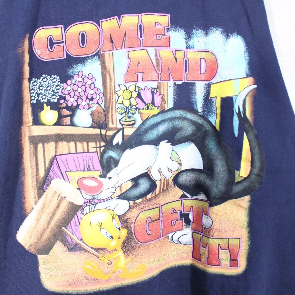 USA VINTAGE LOONEY TUNES ANIMATION PRINT DESIGN SWEAT SHIRT/アメリカ古着アニメーションプリントデザインスウェットの画像6