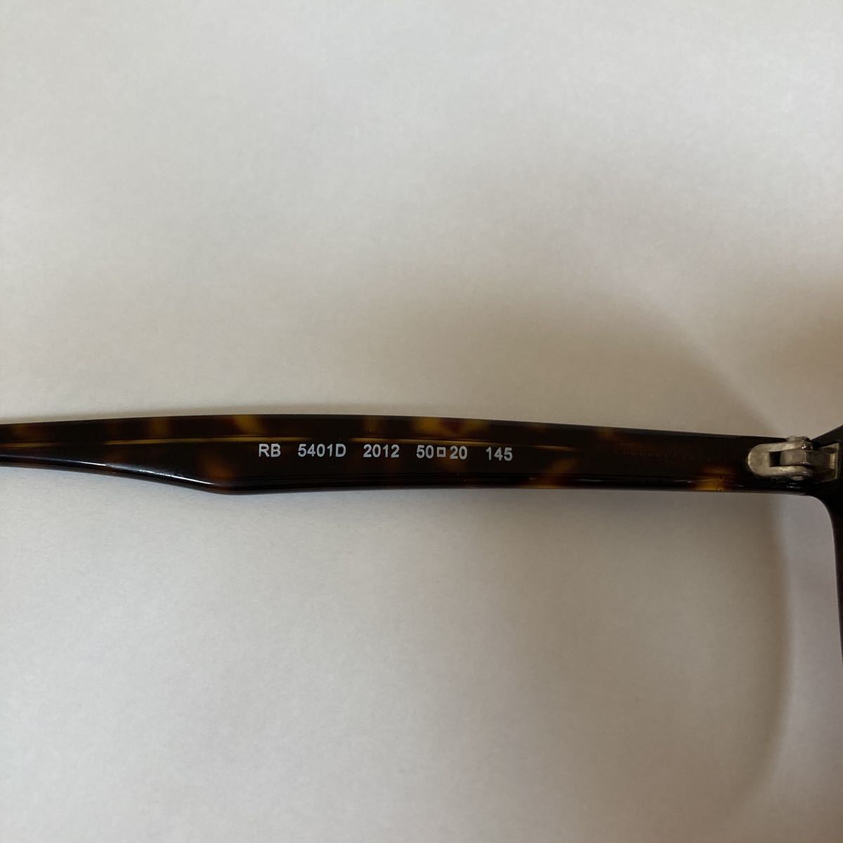 RAYBANメガネ 度入りレンズ付-