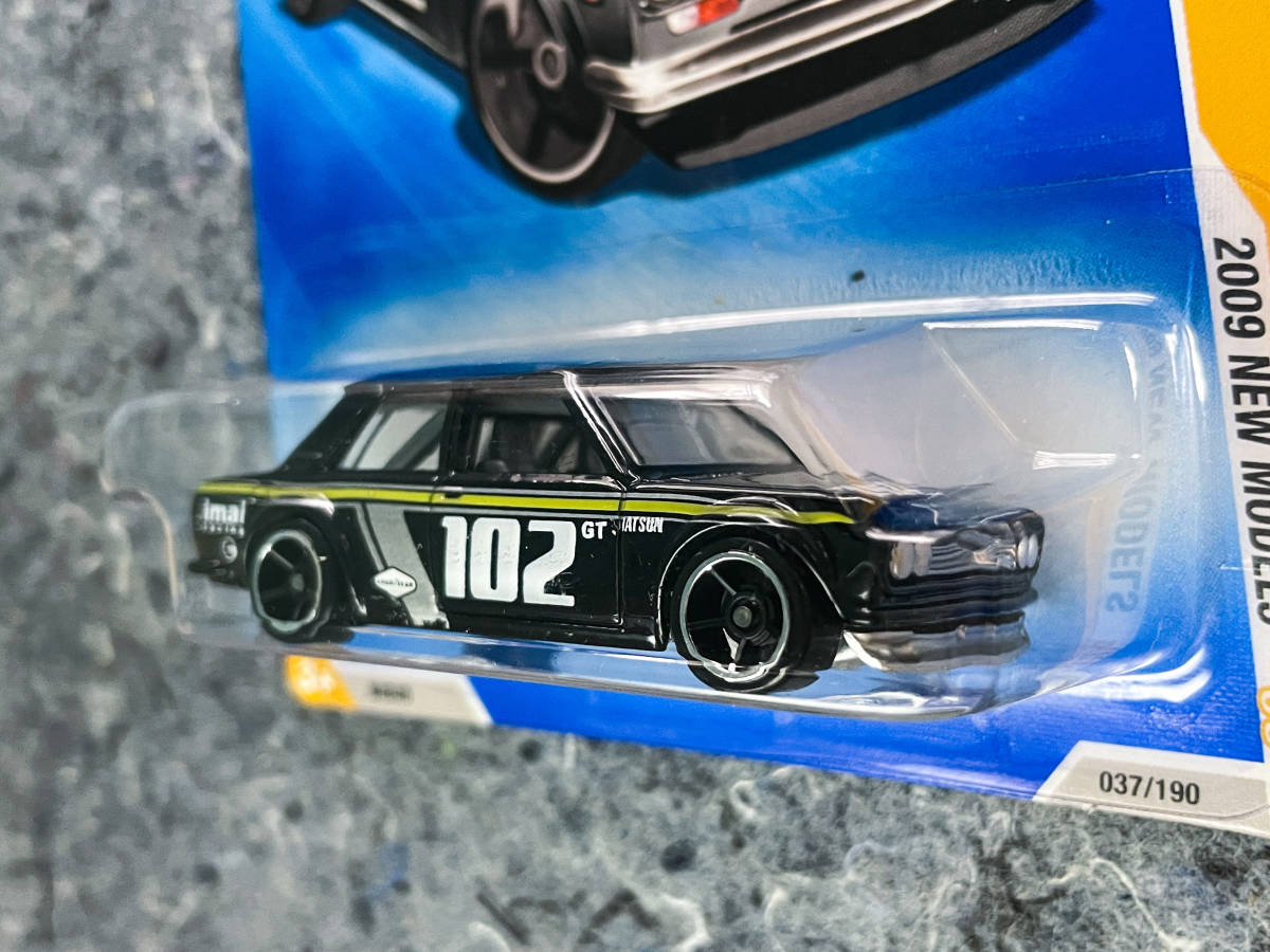 Hot Wheels 2009 Datsun Bluebird 510 ホットウィール ダットサン 日産 ブルーバード JDM USDM ブラック 黒_画像2