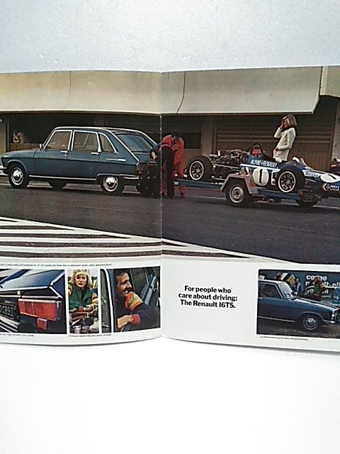 Renault 16 ルノー16カタログ 当時物 送料無料_画像2