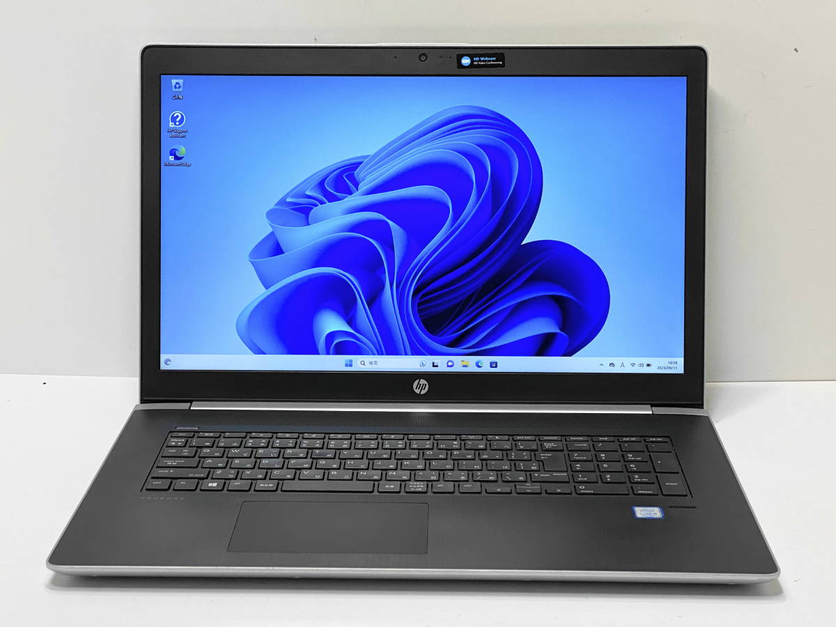 ★17.3HD+ 第8世代Core i5 HP Probook 470 G5 Core i5 8250U 1.6GHz/8GB/SSD500GB/WiFi/17.3HD+1600×900/WebCam _画像6