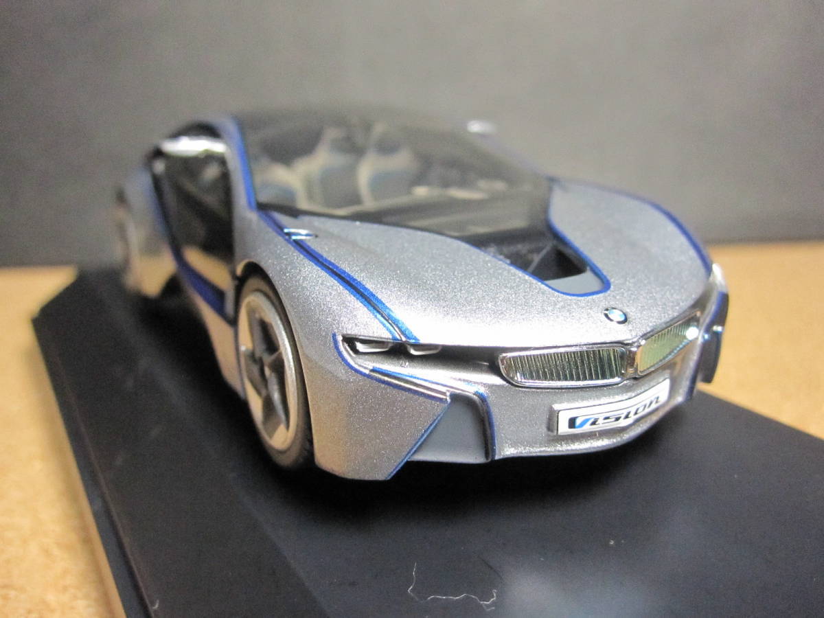 ☆BMW Vision Efficient Dynamics(ビジョン) ：ダイキャストミニカー☆1/43☆ディーラー特注品☆美品・外箱少しダメージ有☆i8コンセプト_画像1