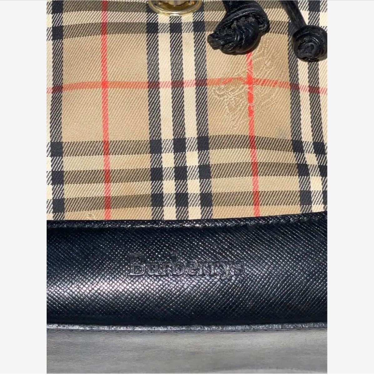 BURBERRY バーバリー リュック・デイパック ノバチェック チャーム付き