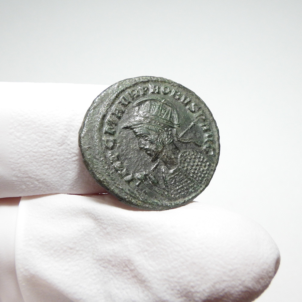 【古代ローマコイン】Probus（プロブス）クリーニング済 ブロンズコイン 銅貨 アントニニアヌス(LmnuRbGiPM)_画像4