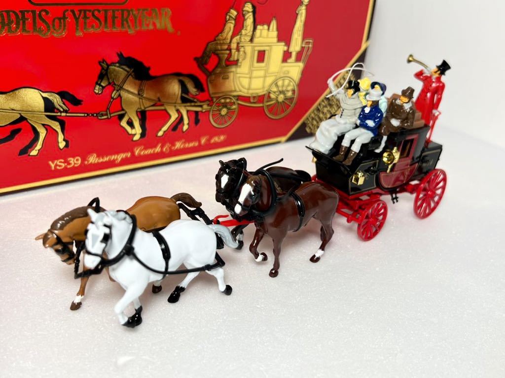 MATCHBOX Matchbox YS-39 1820 Passenger Coach and Horses / MODELS of YESTERYEAR horse car 