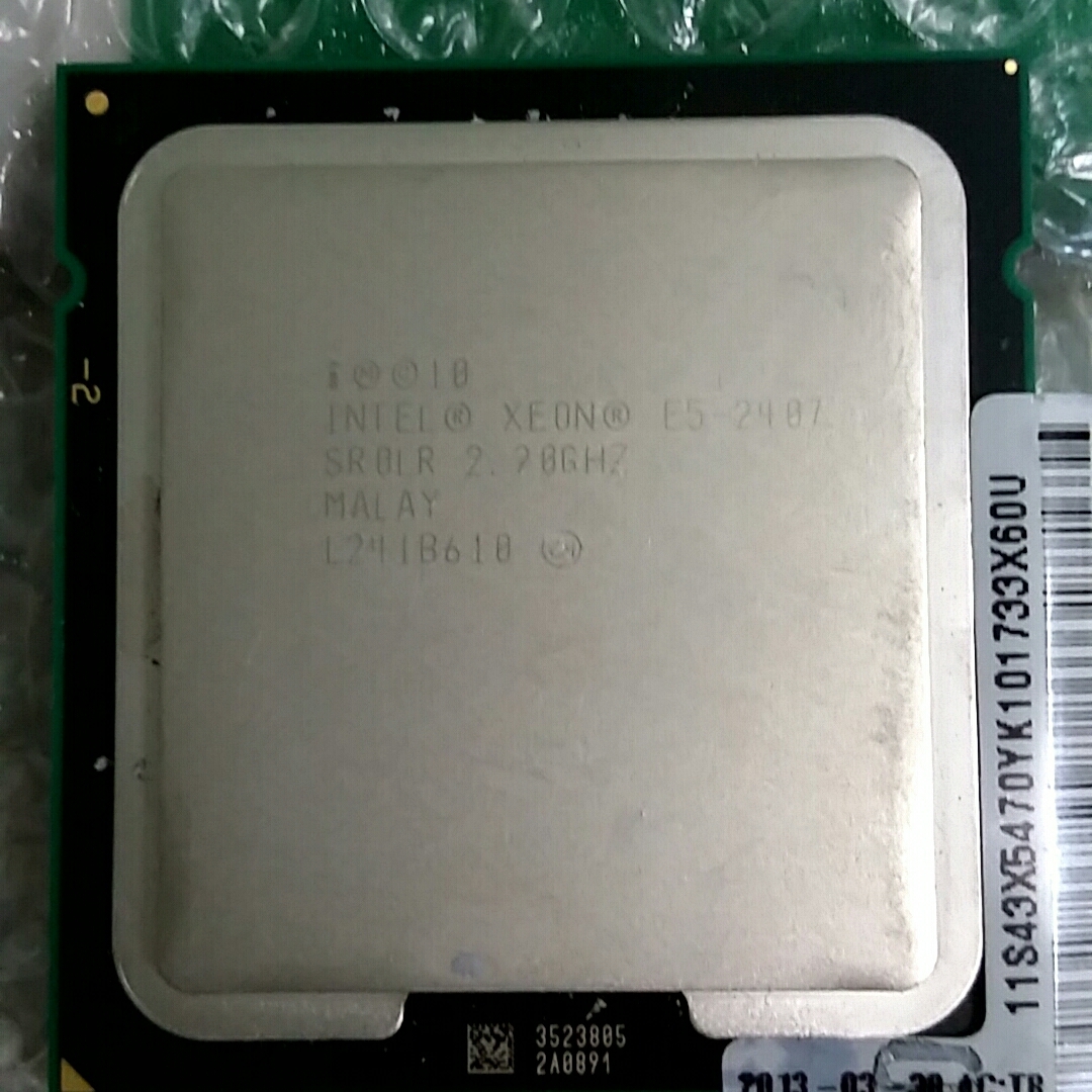 岐阜 即日 送料185円 ★CPU Intel Xeon E5-2407 SR0LR 2.20GHz LGA1356 ★ 確認済 管C043_画像1