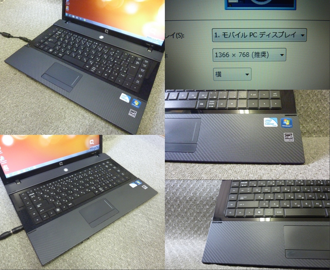 Windows XP,Vista,7リカバリ OS選択可 hp Compaq 620 ★ Celeron T3000 1.80GHz/メモリ4GB/160GB/マルチ/15.6”/無線/HDMI/便利ソフト/2138_画像4