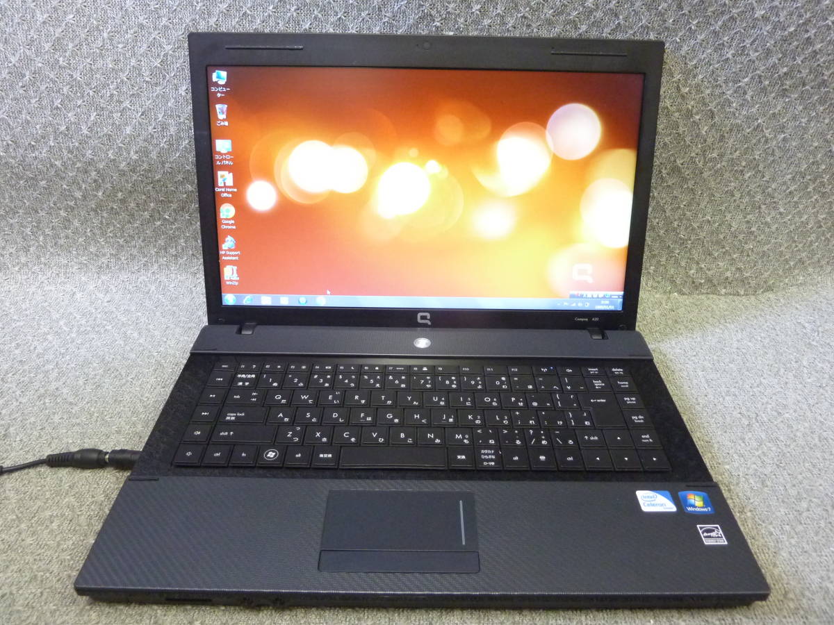 Windows XP,Vista,7リカバリ OS選択可 hp Compaq 620 ★ Celeron T3000 1.80GHz/メモリ4GB/160GB/マルチ/15.6”/無線/HDMI/便利ソフト/2138_画像1