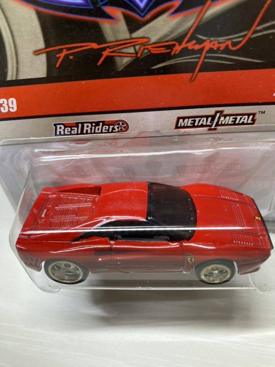 ホットウィール PHIL'S GARAGE FERRARI 288 GTO RED CHASE サイン入り / フェラーリ / 赤 / チェイス / レア_画像5