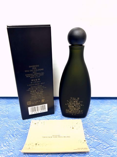 未使用★SHISEIDO★資生堂 Zen 禅 80ml オーデコロン/EAU DE COLOGNE/原産国 アメリカ_画像2