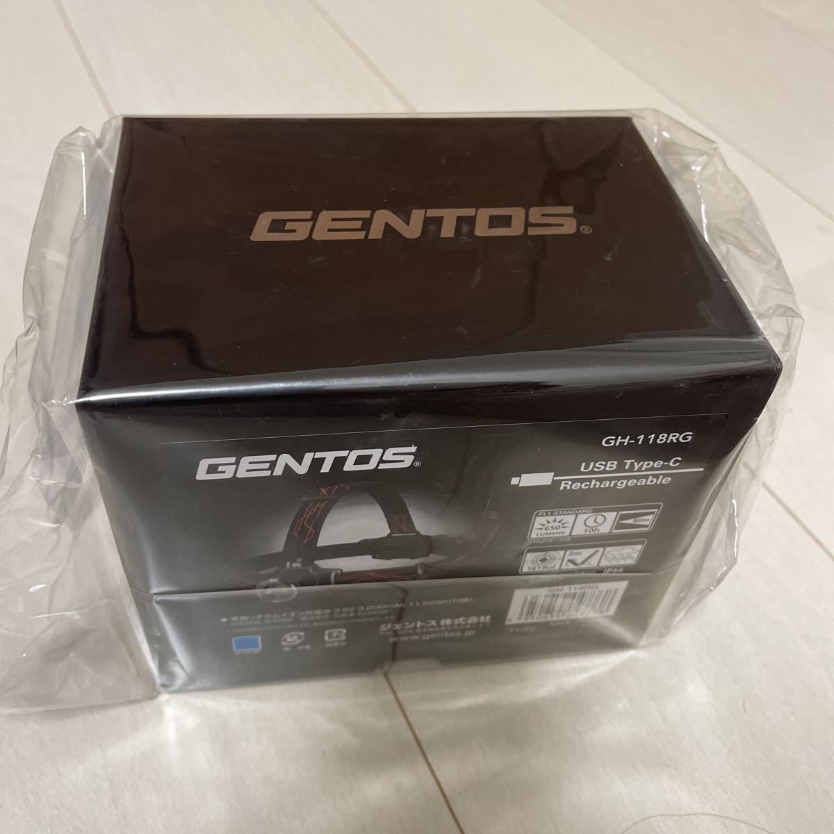 GENTOS ジェントス LEDヘッドライト GH-118RG 充電式 650ルーメン