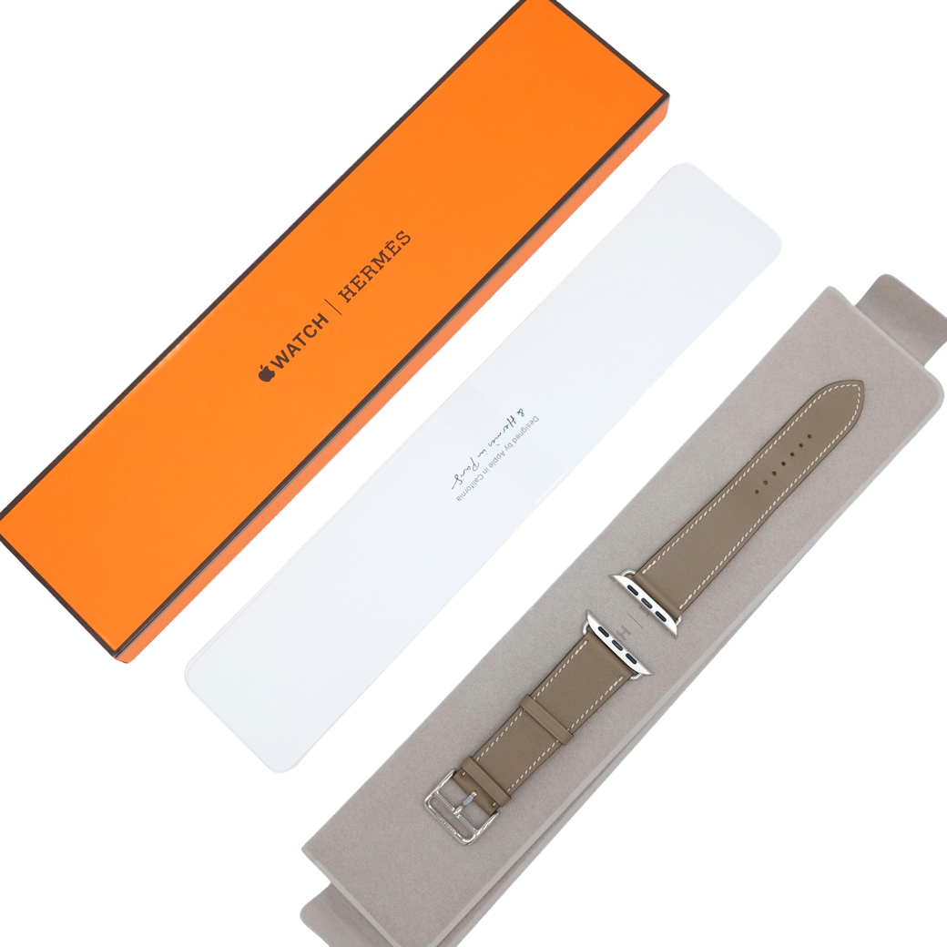 美品】HERMES エルメス applewatch アップルウォッチ用ベルト 45mm