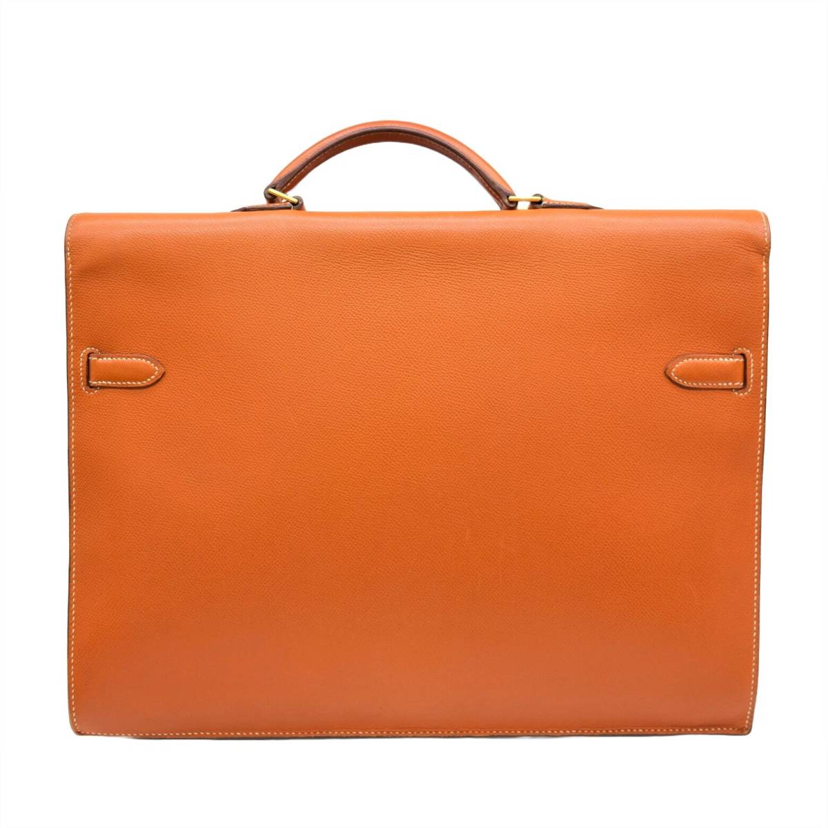 [ beautiful goods ]HERMES Hermes Kelly tepeshu38 document business bag briefcase Gold vo- Epson #*I