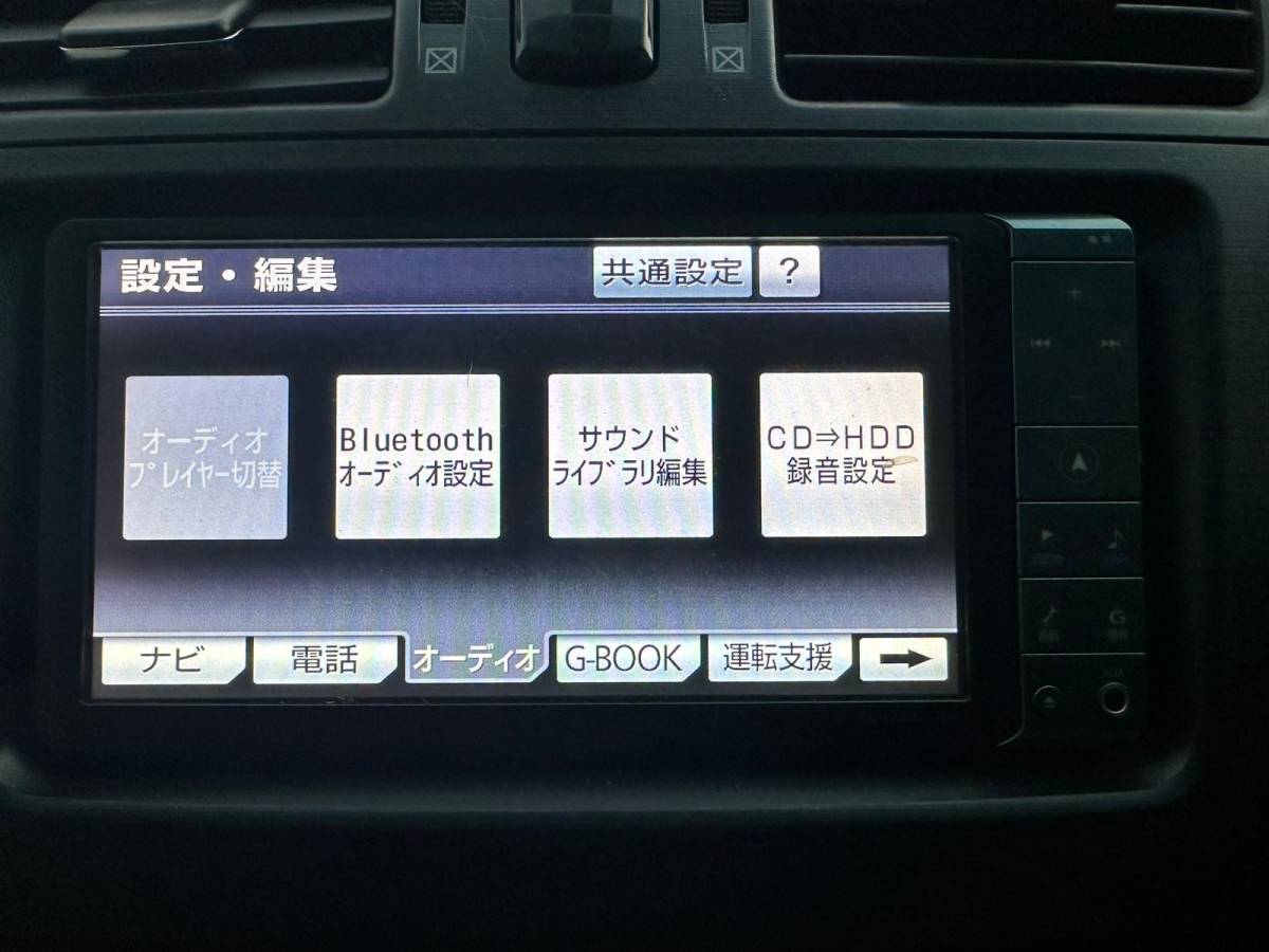  カーナビ トヨタ純正 NHZN-W60G 地図データ 2018年秋版 HDD/CD/DVD/AM/FM/フルセグの画像6