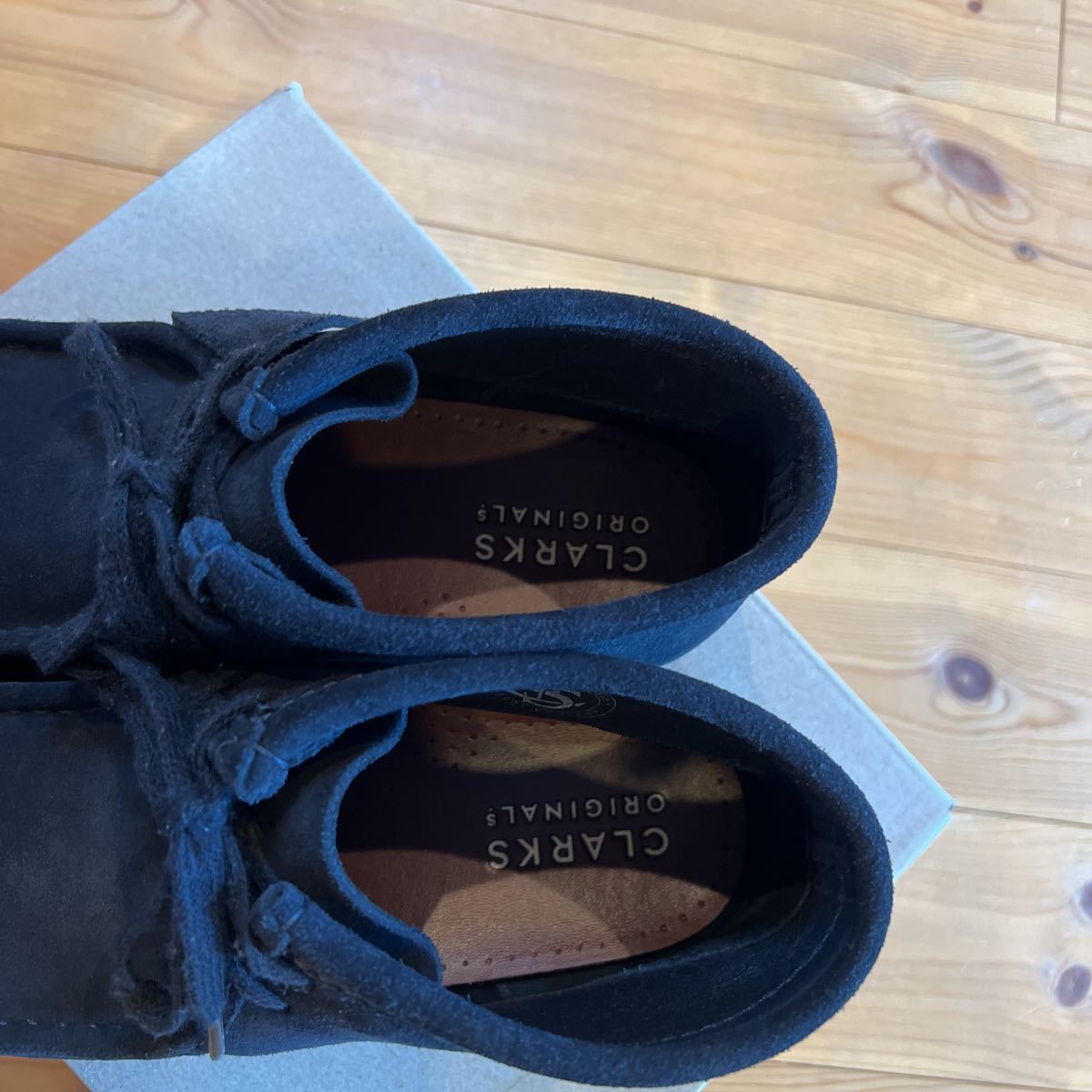 クラークス Clarks ワラビー ブラックスエード　uk9.5 _画像5