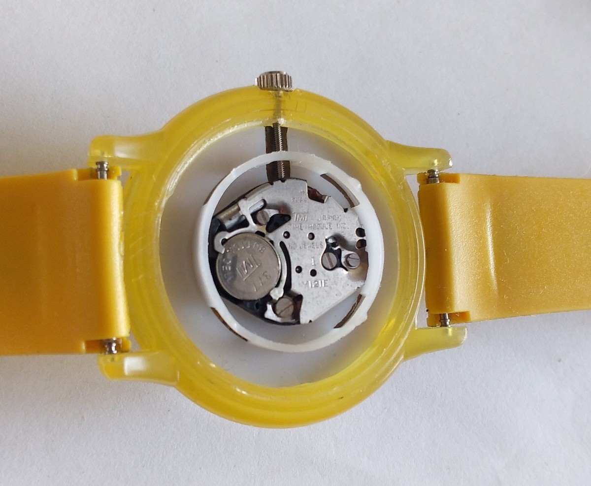 おさるのジョージ　Curious George　モンキー　懐かしいアンティーク　電池交換済み　動作品　日本製ムーブメント　Y121E_画像2