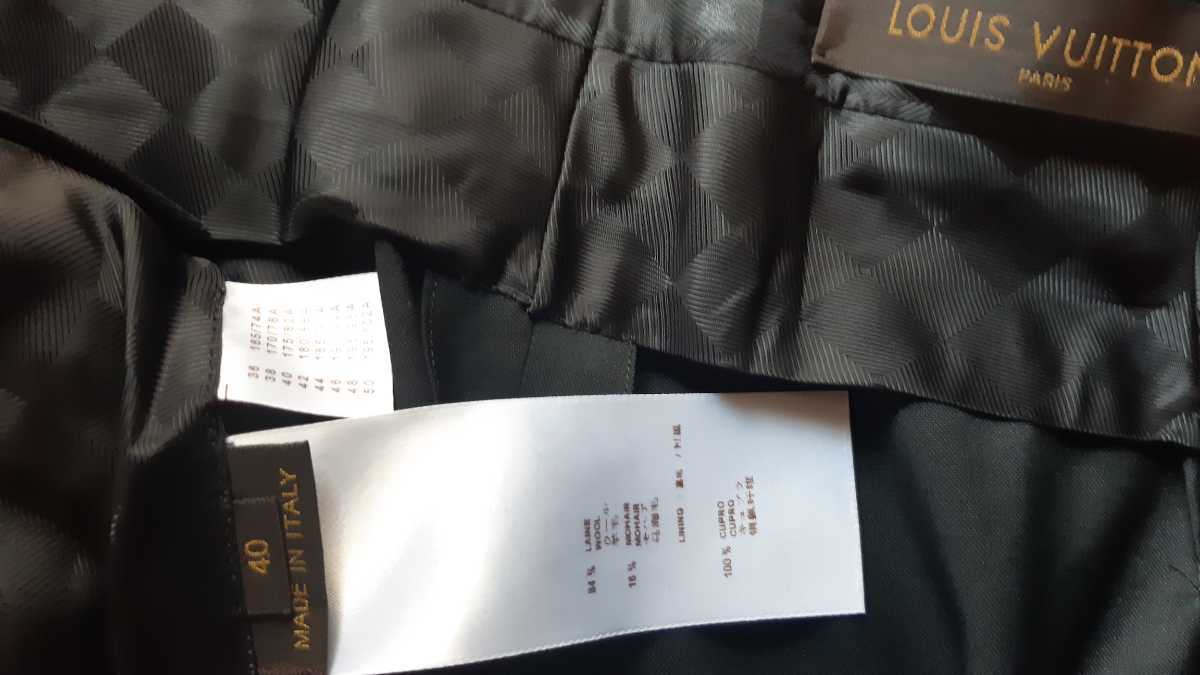 [ as good as new ][ Louis Vuitton ] suit type tuxedo real color 9 sheets eyes photograph beautiful in the black .60% off half-price and downward 46 setup black ho -stroke 