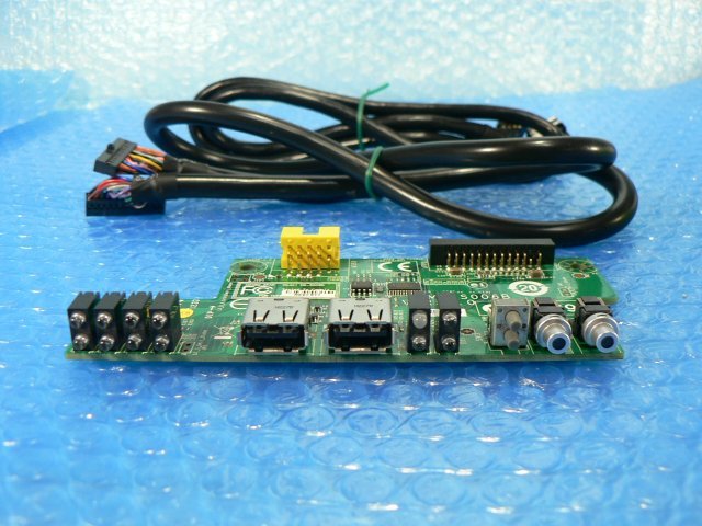 1EHZ // HITACHI HA8000/RS210-h HM の フロントコントロール MS-S006B / 電源スイッチ LED USB // (NEC R120d-1M類似)//在庫2_画像4