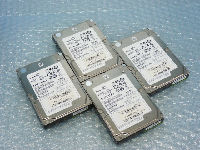 1OZP // 4個セット / NEC N8150-331 300GB 2.5インチ 15K SAS HDD 6Gb 15mm / Seagate ST9300653SS //NEC Express5800/R120e-2E取外//在庫6_画像1