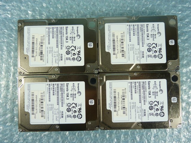 1OZP // 4個セット / NEC N8150-331 300GB 2.5インチ 15K SAS HDD 6Gb 15mm / Seagate ST9300653SS //NEC Express5800/R120e-2E取外//在庫6_画像10