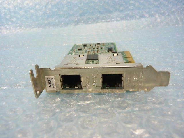 1PAC // NEC N8104-132 (Broadcom BCM5718) Dual Port LAN 1000/100/10Mbps対応 80mmブラケット // NEC Express5800/R120e-2E 取外//在庫8_画像4