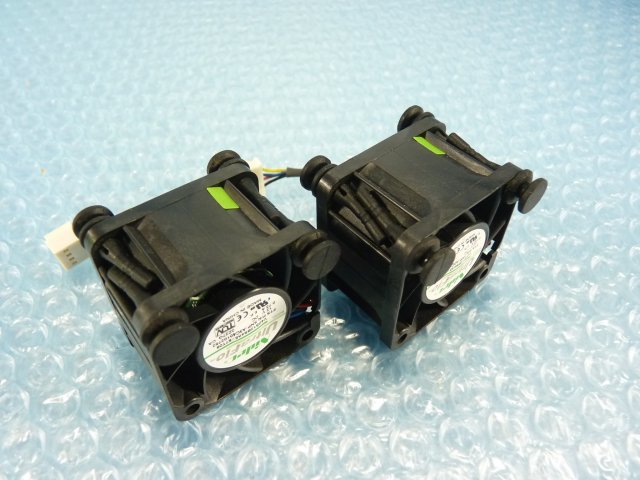 1LZI // Fujitsu PRIMERGY RX100 S7 の 4cmファン 2個セット / 40x28mm / V40S12BS4A5-57T09 12V 0.73A A3C40102752 //在庫1_画像4