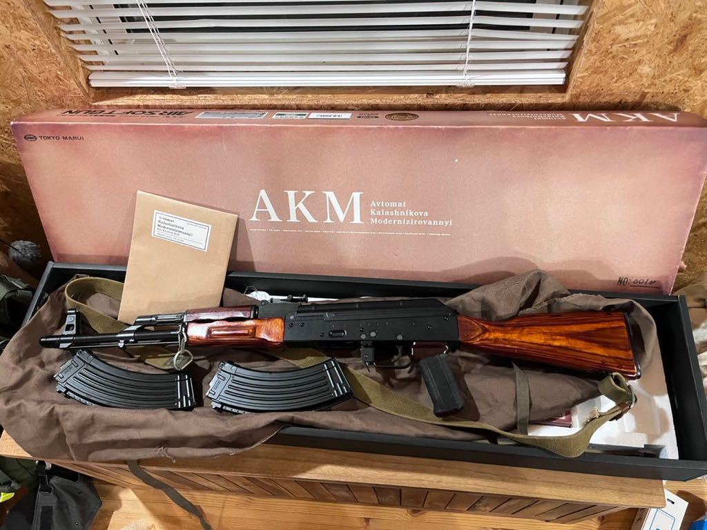 東京マルイ gbb akm リアルウッド　mws AKS74U AK74 AK47 次世代　m4 エアソフトシエン　トレポン　ptw _画像1