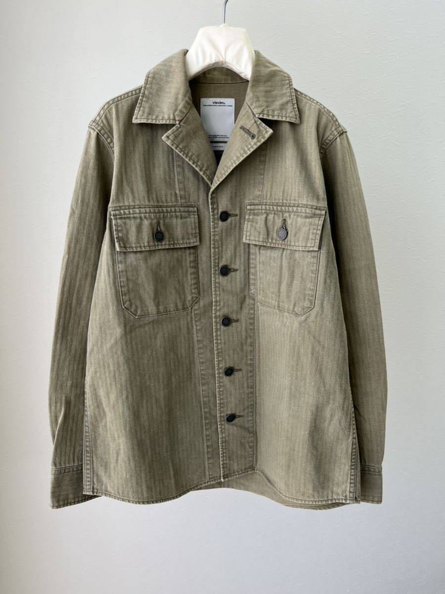 visvim WILLARD SHIRT JKT HB 2 ミリタリー シャツ ジャケット-