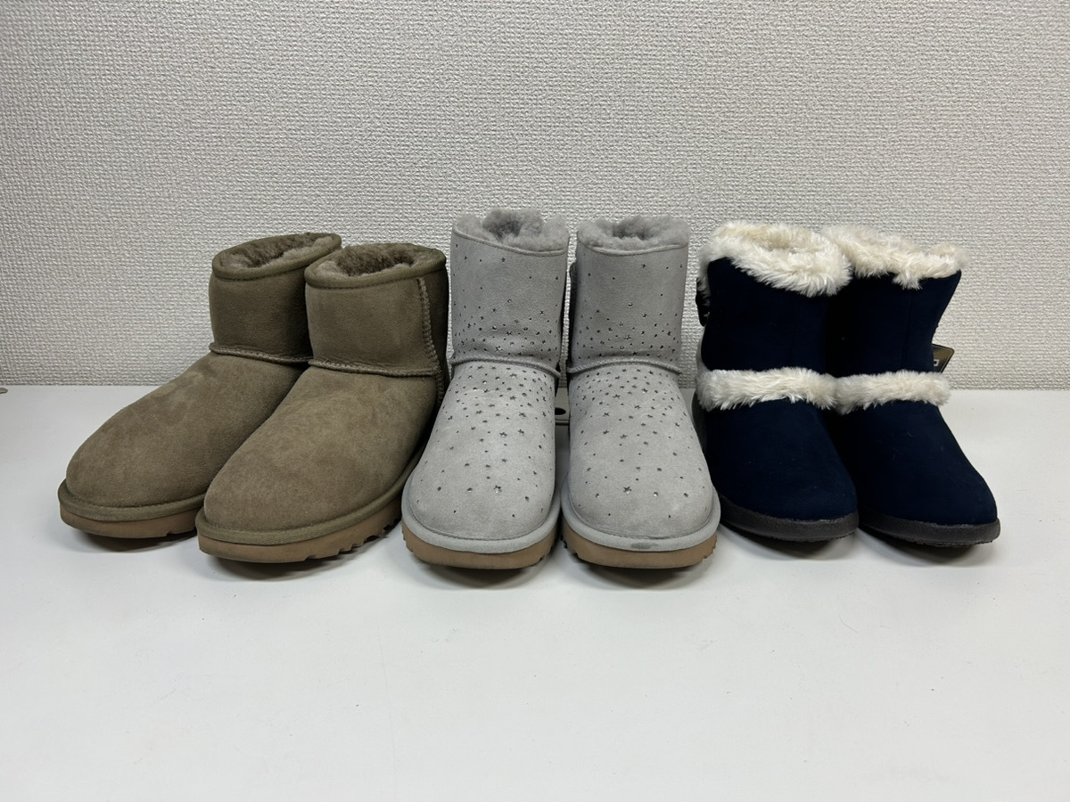 0900-03★♪美品あり♪UGG/アグ ウィメンズ ムートンショートブーツ4足、タグ付き！OUTDOOR 防水ブーツ1足おまとめ5足 全て外箱付き★_画像4