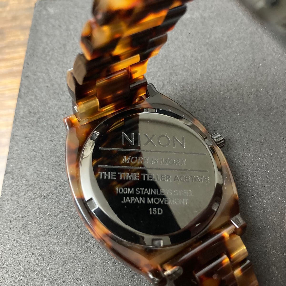 NIXON a327646 THE TIME TELLER ニクソン ベッコウ柄 タイムテラー レディース メンズ 腕時計