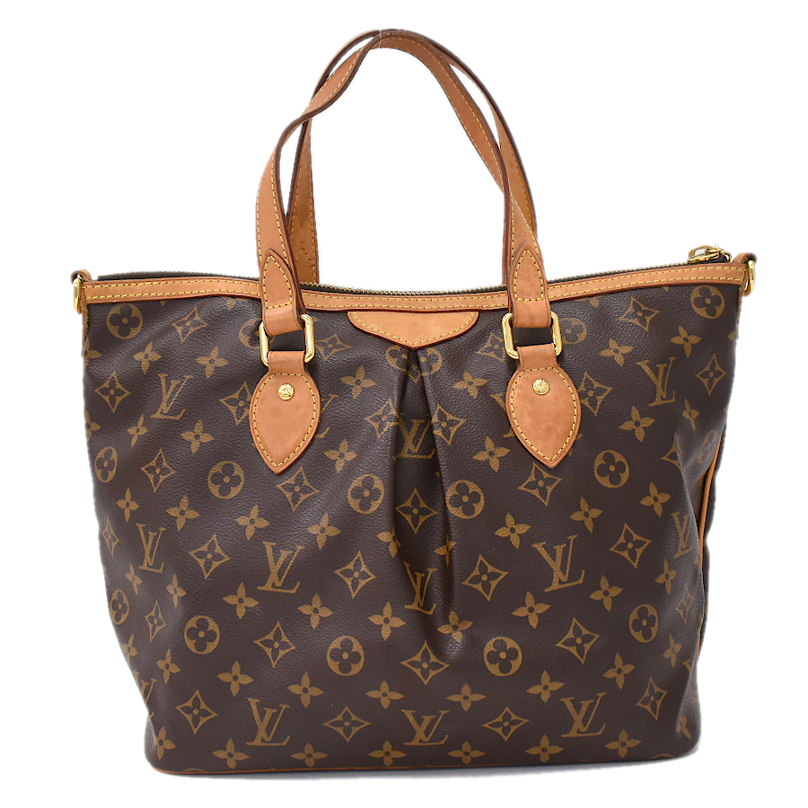 ルイヴィトン パレルモPM ハンドバッグ ショルダー M40145 モノグラム ブラウン LOUIS VUITTON Palermo PM 1点限定_画像3