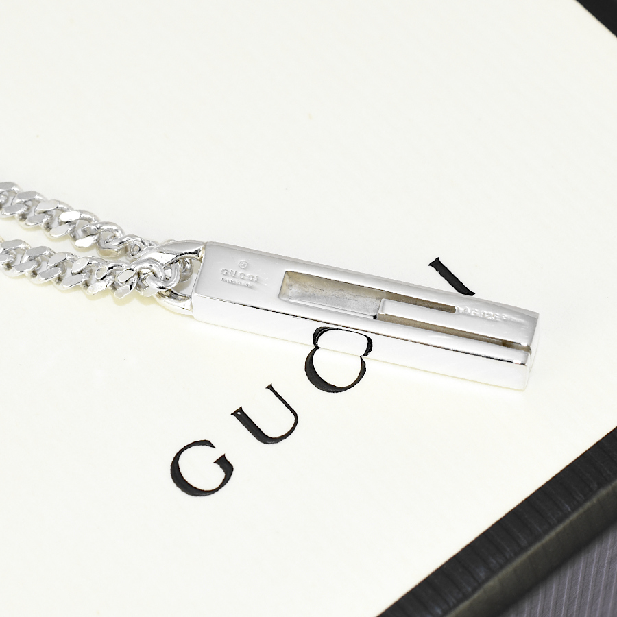 グッチ Gモチーフ ペンダント ネックレス 225055 スターリングシルバー 925 アクセサリー GUCCI_画像3