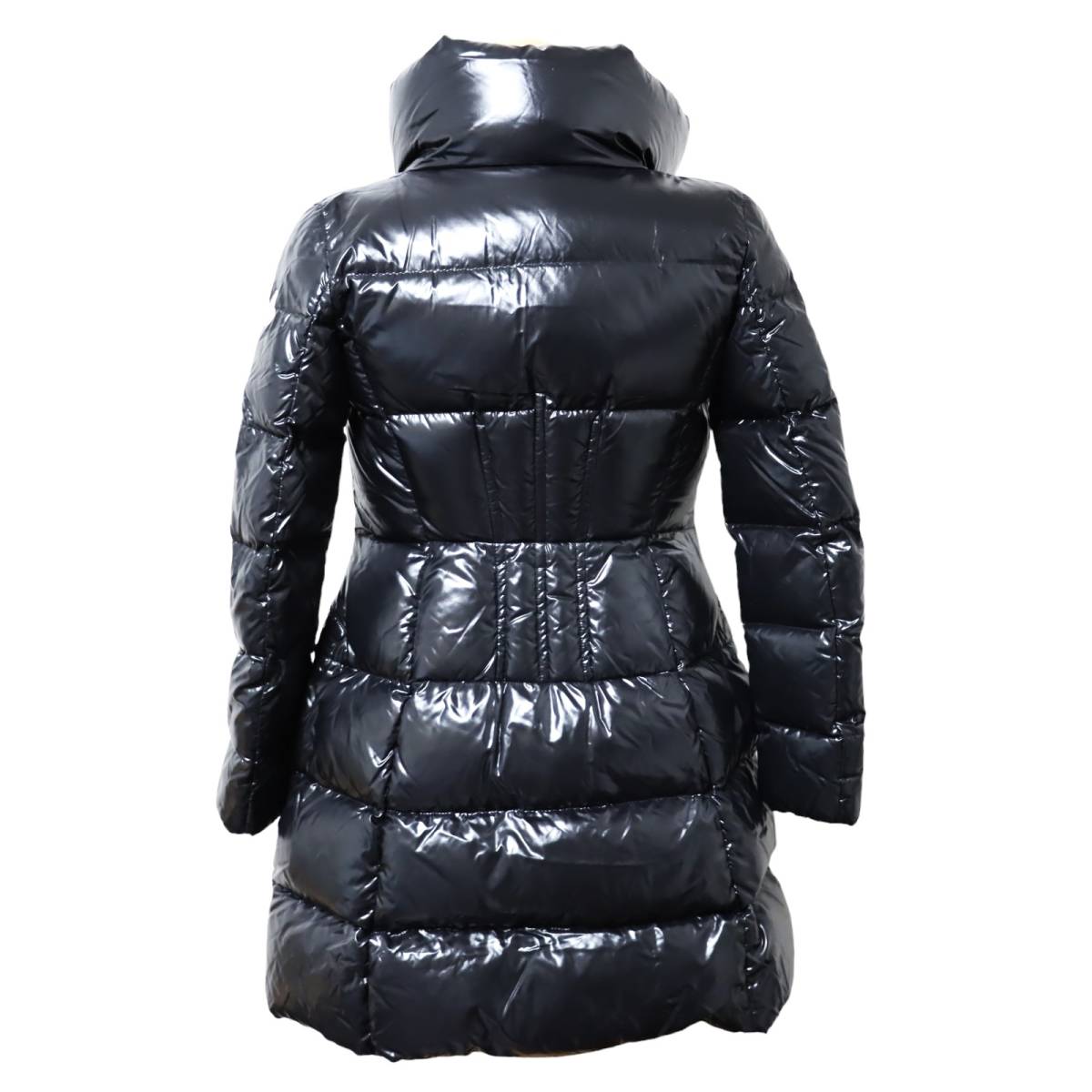 モンクレール【極美品】ダウンコート レディース サイズ00 ブラック 国内正規品 MONCLER