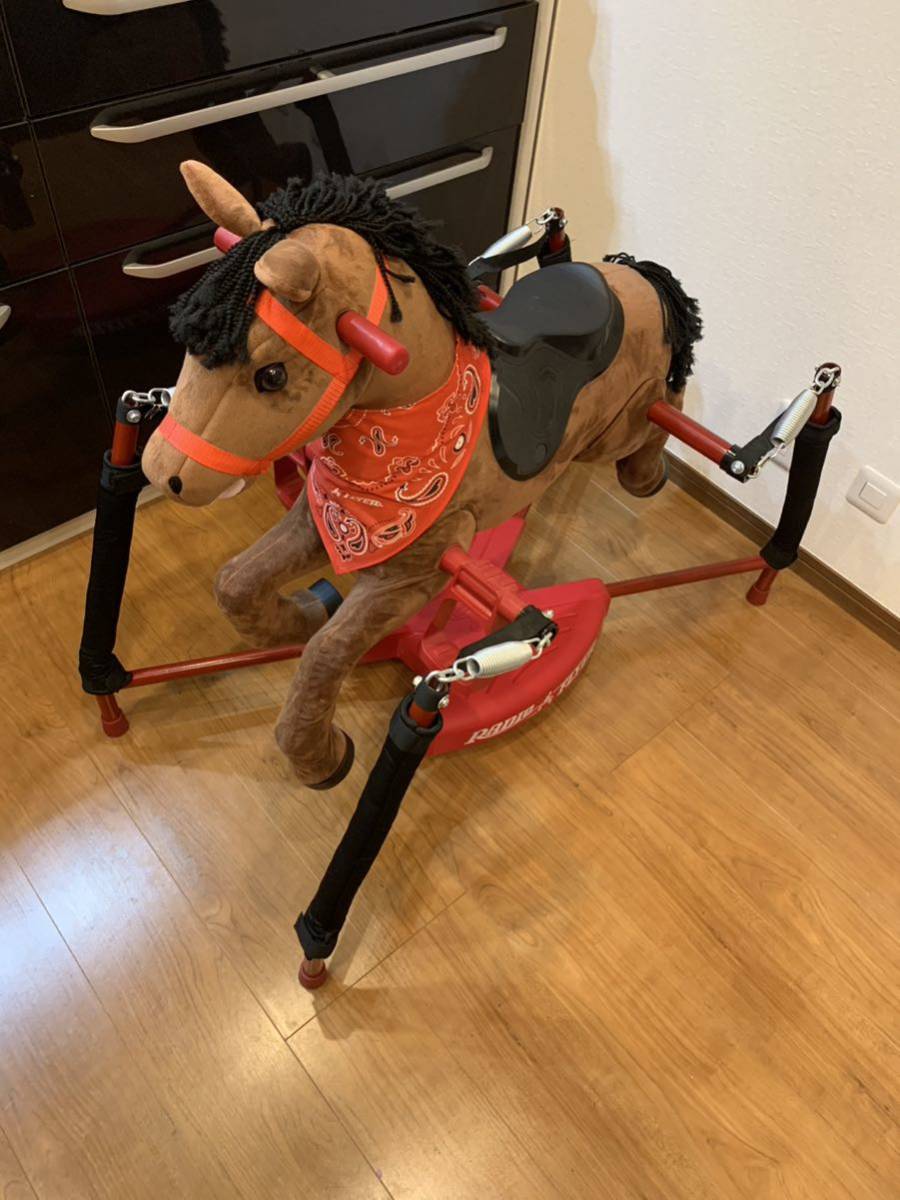 ロッキングホース 馬 遊具 乗馬 ぬいぐるみ 子供用乗用木馬 ロッキン