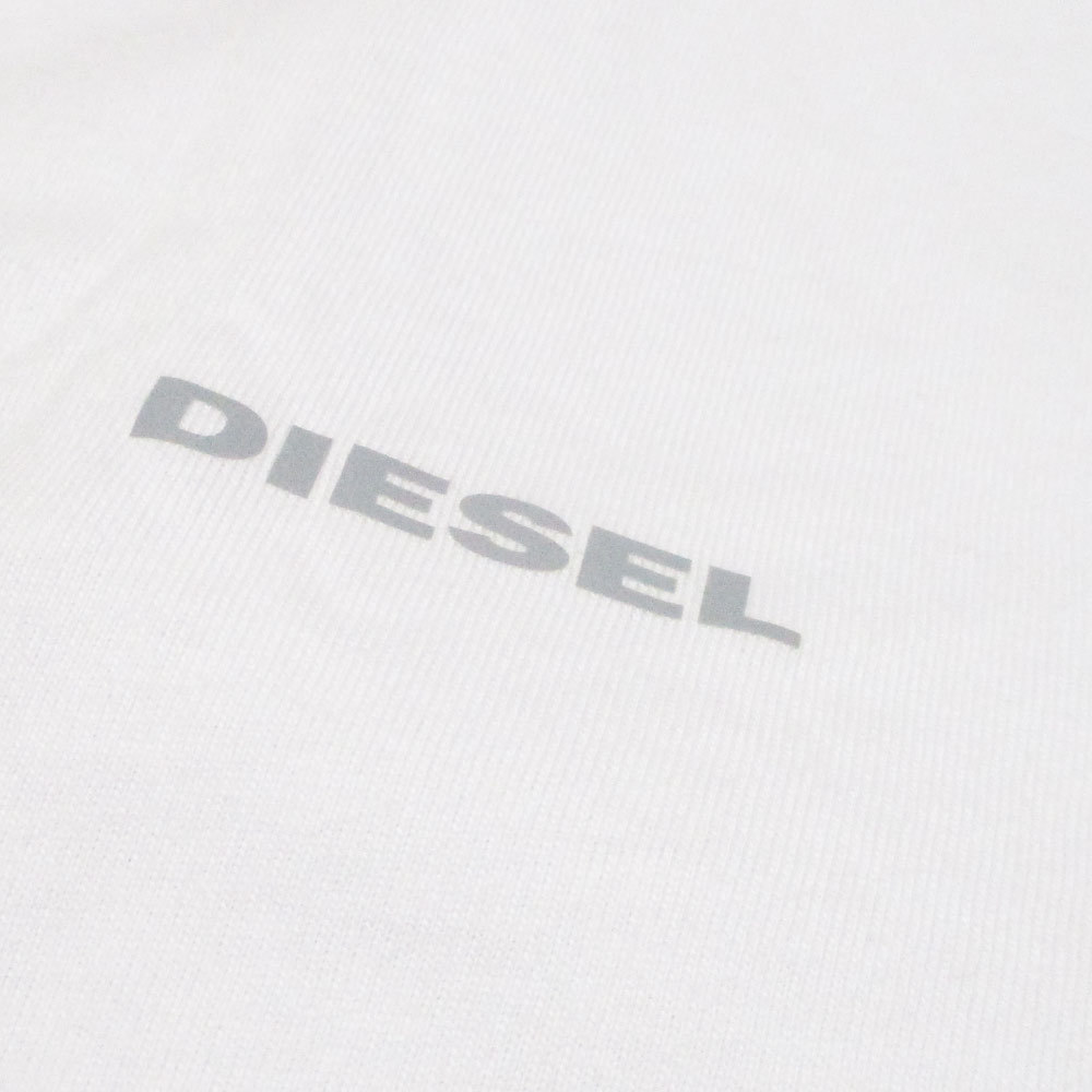 Tシャツ 3枚セット メンズ 丸首 クルーネック ホワイト Ｌサイズ DIESEL ディーゼル SPDG/AALW 3PK/8066/送料無料メール便 箱畳む_画像3