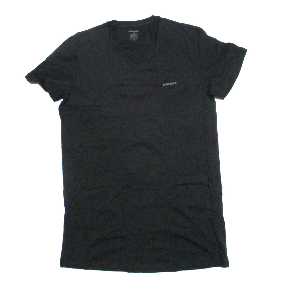 Tシャツ 3枚セット メンズ Vネック ブラック Ｍサイズ DIESEL ディーゼル SPDM/AALW 3PK/8318/送料無料メール便 箱畳む_画像2