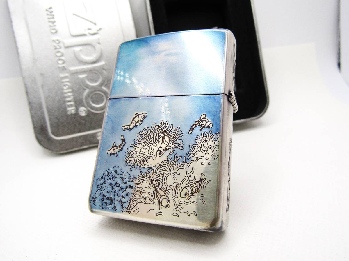 熱帯魚 5面 南国 海 zippo ジッポ 1996年 未使用_画像5