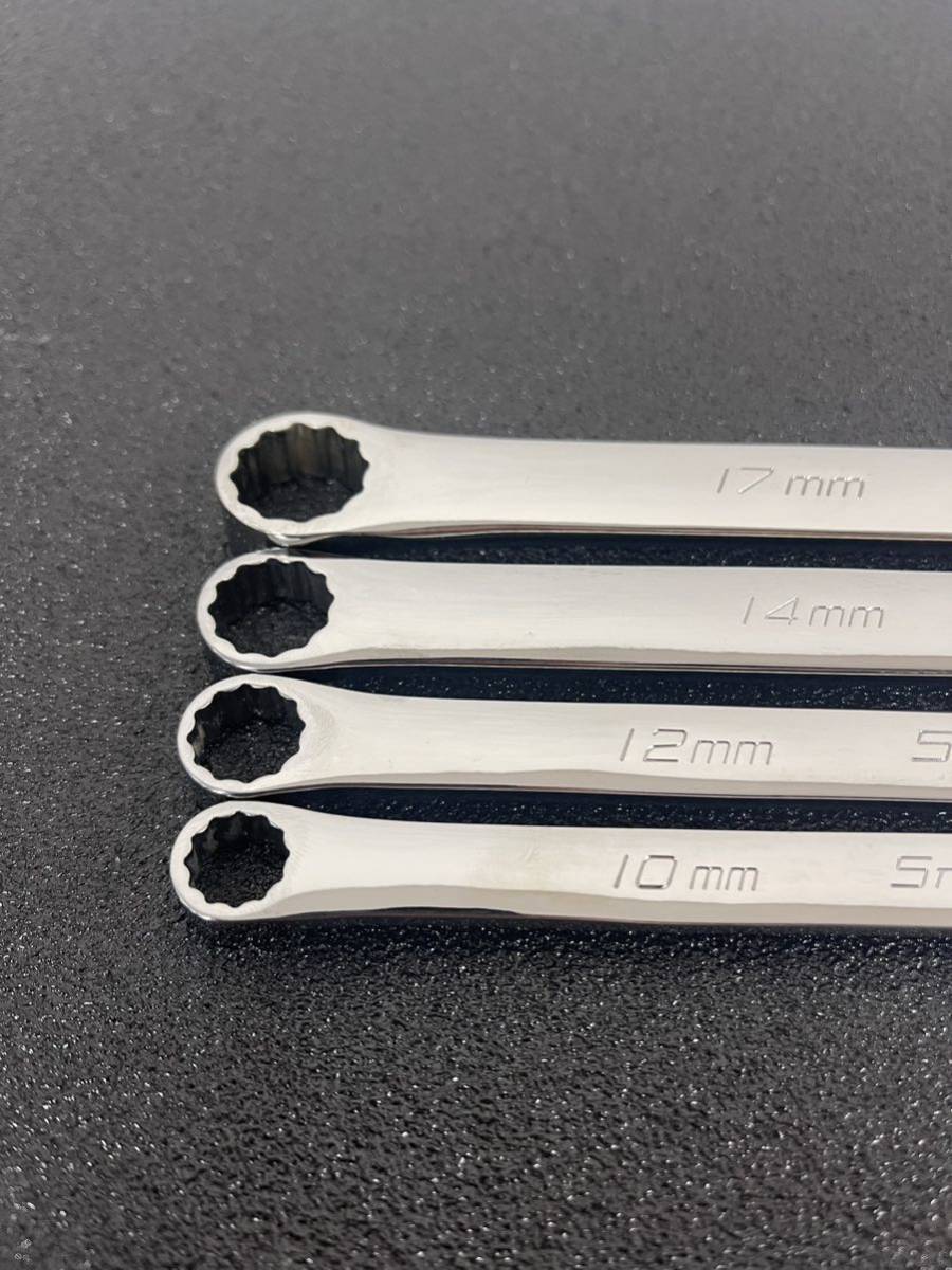 新品 スナップオン Snap-onショート0°オフセットボックスレンチ4 新品 スナップオン Snap-onショート0°オフセットボックスレンチ4
