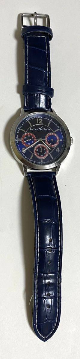 ロメロ・ヴェントゥーノ RomeroVentuno JAL限定 クロノグラフ 腕時計【電池交換済み】