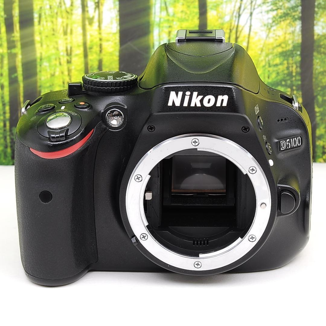 本物品質の Nikon D5100 望遠レンズセット☆スマホ転送OK一眼レフ
