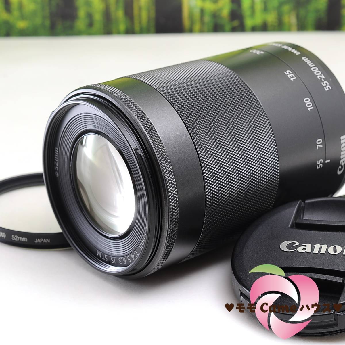 大量入荷 Canon EF-M 55-200mm☆望遠レンズ☆ブラック☆4068-1