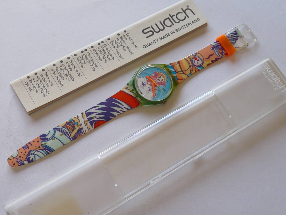  не использовался батарейка заменен Swatch постоянный модель Swatch 1992 год YURI номер товара GG118
